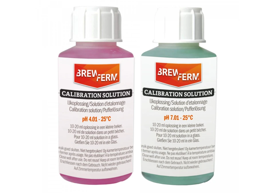 Brewferm pH Calibration Solution Set 2x100ml - Kalibreringvätskeskit
