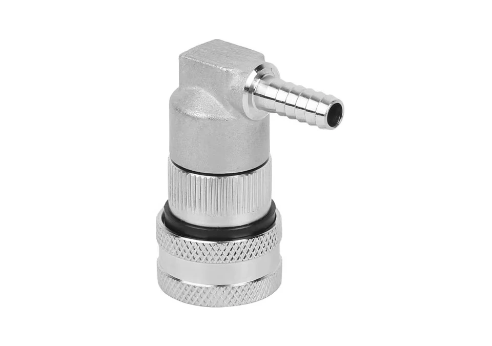 Kulkoppling Rostfri Nippel Svart för Öl/Vätska