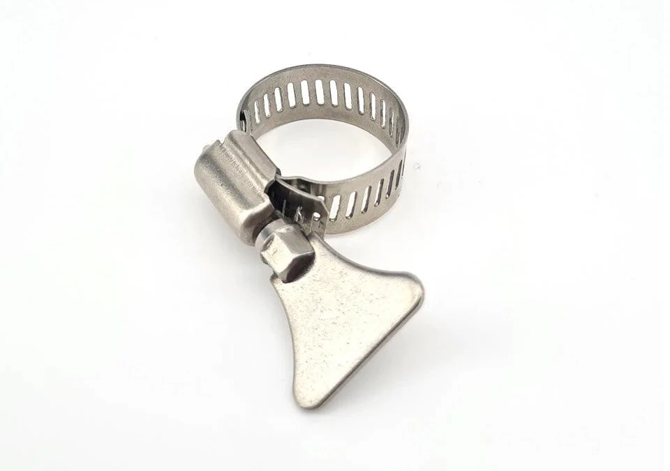 Slangklämma Butterfly Rostfri Justerbar 6-12mm