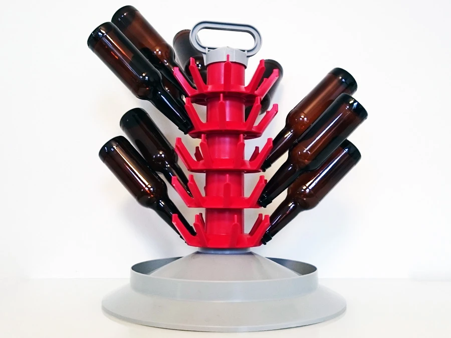 Flaskställ för 45 flaskor