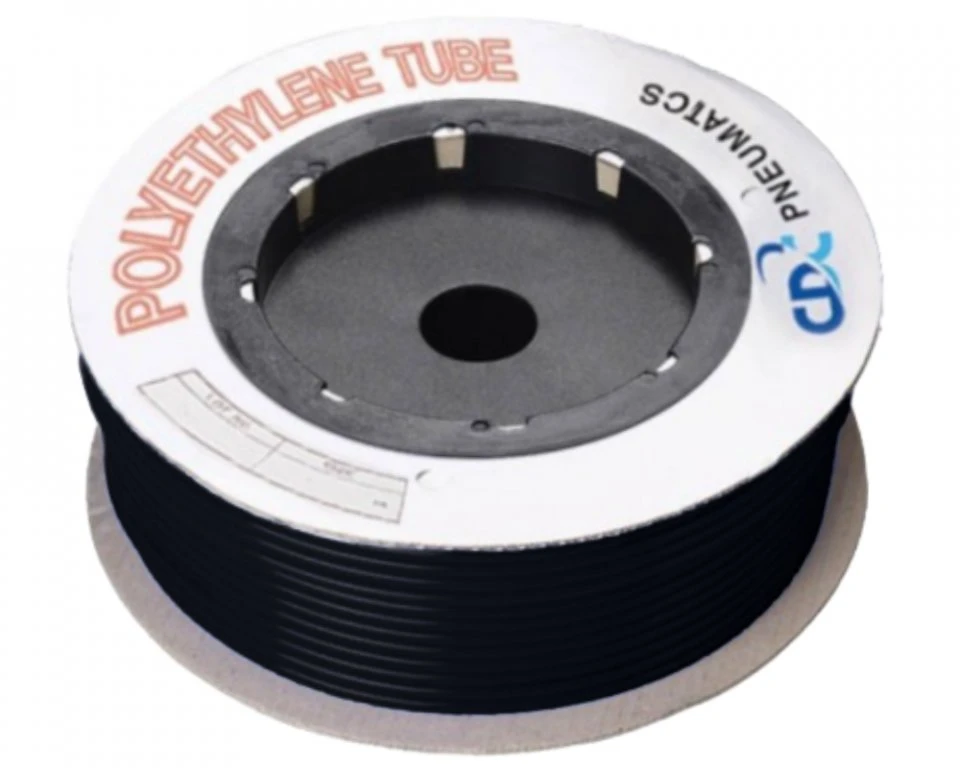 PE-slang 3/8" (6,7 x 9,5 mm) Svart - per meter