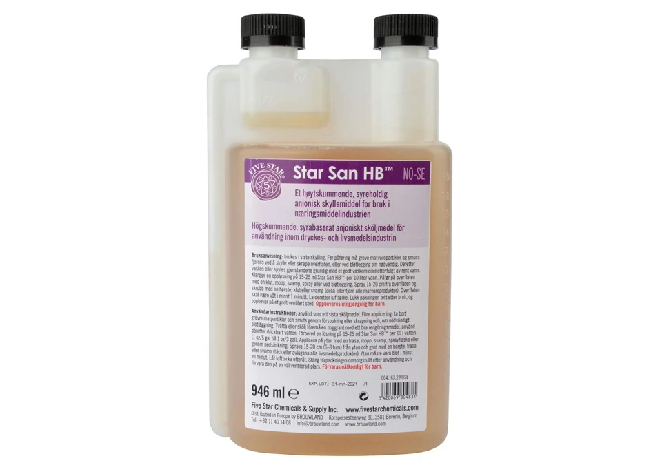 Star San 946ml - Skummande Desinfektionsmedel