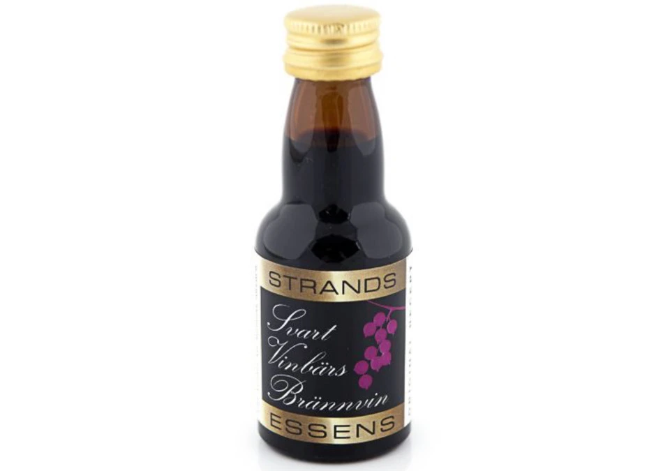 Strands Svart Vinbär Brännvin Essens 25ml (Currant)