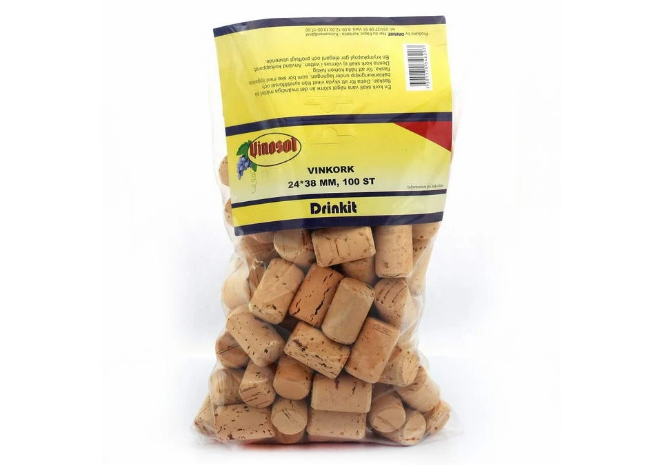 Vinosol Vinkork 24x38mm 100-pack