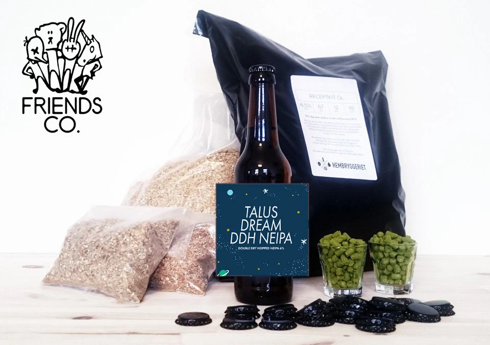 Friends Company Talus Dream DDH NEIPA 6,5% Receptkit 10L