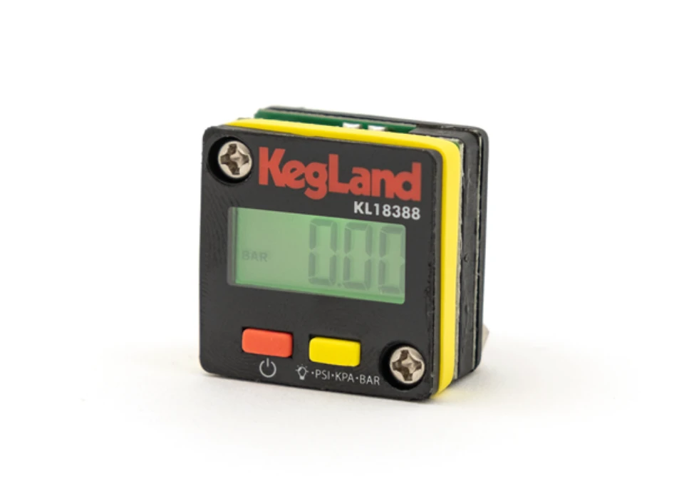 Kegland Digital Manometer för Inline Regulator 0-6 bar (0-90psi)