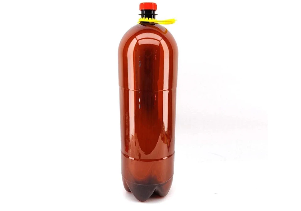 PET Keg 8L Amber Oxebar med kork och handtag
